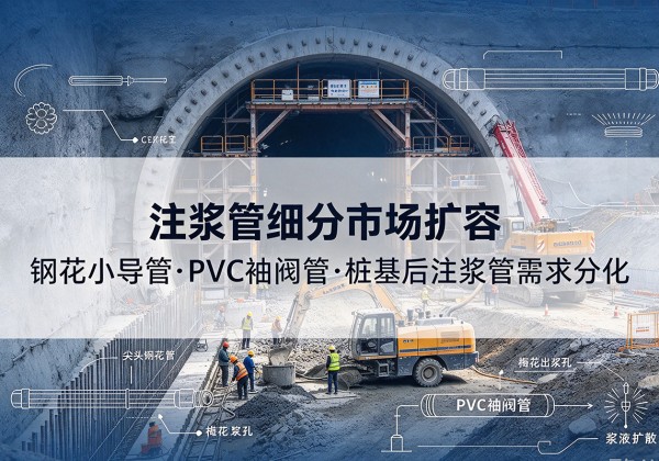 巴南区注浆管细分市场扩容，隧道钢花小导管、PVC 袖阀管、桩基后注浆管需求分化